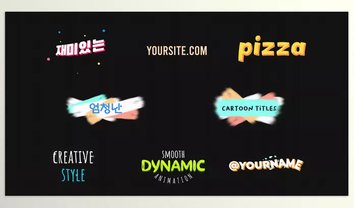 Videohive – Colorful Dynamic Titles for After Effects Download 53533044