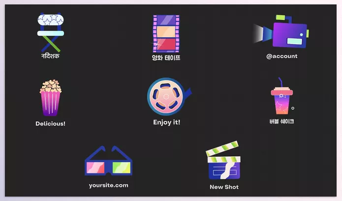 Videohive – Cinema Icons And Titles for After Effects Download 53782919