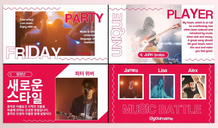 Videohive – Modern Music Slides for Premiere Pro Download 53667981