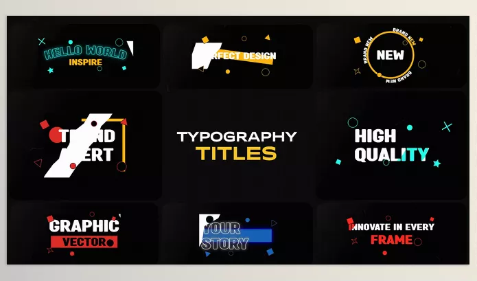 Videohive – Stylish Plate Titles for Premiere Pro Download 53644794