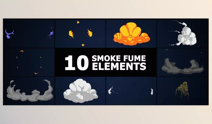 Videohive – Smoke Fume Elements for After Effects Download 54011341