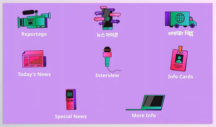Videohive – News Icons And Titles for DaVinci Resolve Download 54217469