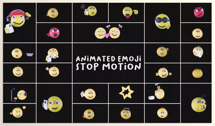 Videohive – Animated Emoji Stop Motion for FCPX Download 54217183