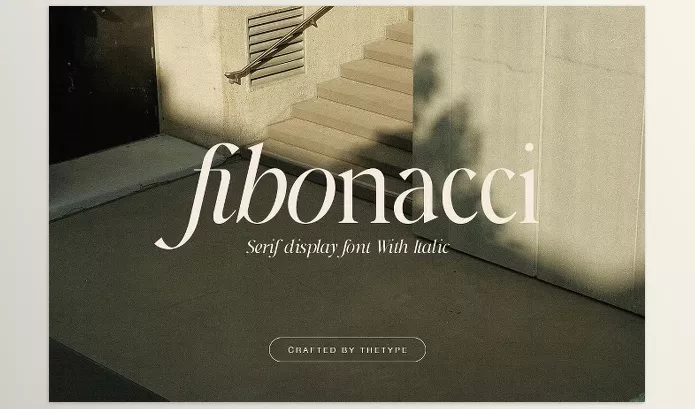 Creative Market – Fibonacci | Serif With Italic Font Download 286703919