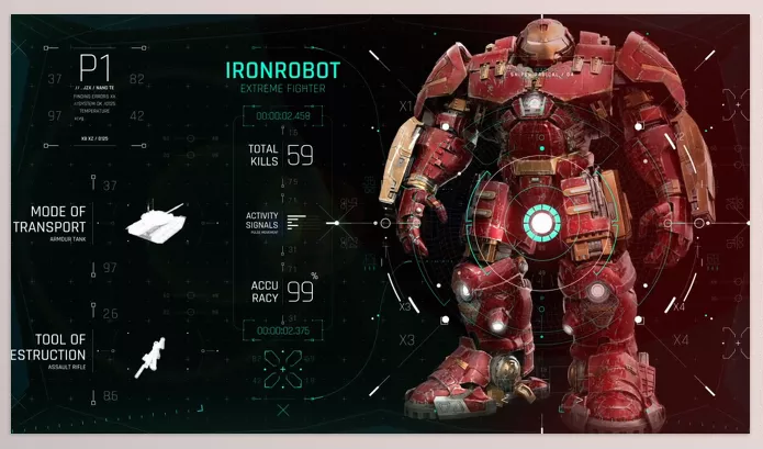 Videohive – HUD UI Game Warrior Screen 04 Download 54701401