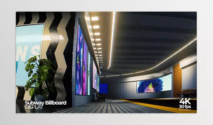 Videohive – Subway Billboard Mockup Download 54967337