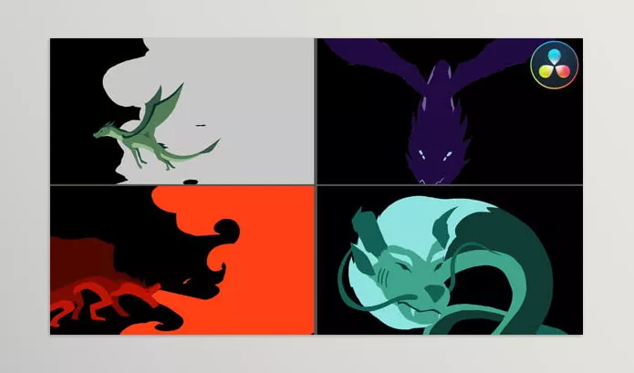 Videohive – Dragon Transitions Pack DaVinci Resolve Download 54686059