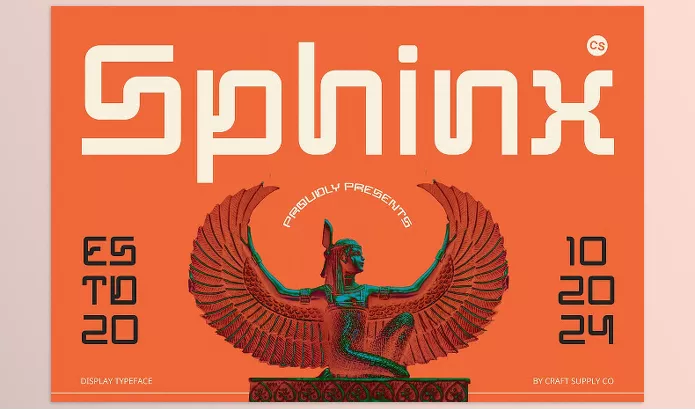 Creative Market – CS Sphinx Futuristic Font Download 288089733
