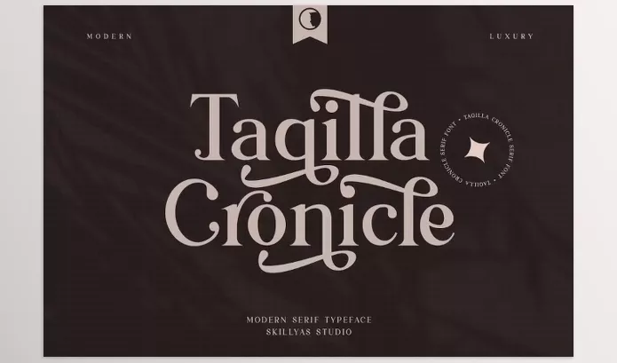 Creative Market – Taqilla Cronicle Modern Serif Font Download 14474320