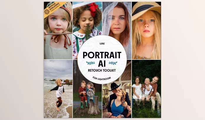 The Luxe Lens – Luxe Portrait AI Adaptive Retouch Toolkit Lightroom Presets Download