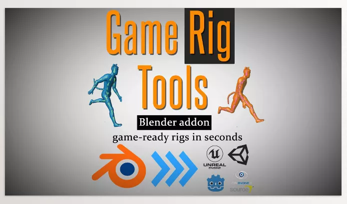 Blender – Game Rig Tools Download (Game-Ready Rigs In Seconds)