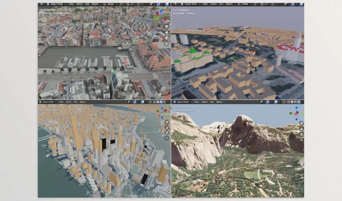 Gumroad – Blosm for Blender Download v2.7.13 (Google 3D cities, OpenStreetMap, terrain)