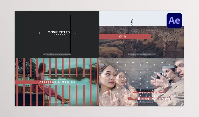 Videohive – Movie Titles Opener for After Effects Download 57184831