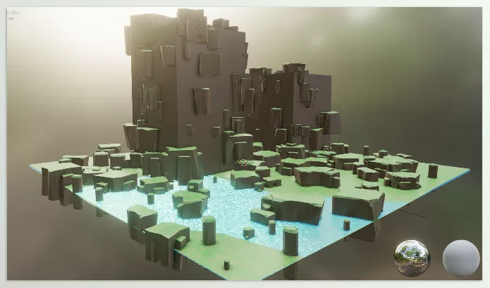 CGCOOL – Low Poly Environment Builder Blender Addon Download v1.4