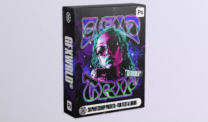 GFXWRLD – Acid Trip Text Styles Pack Vol. 2 Download