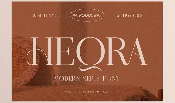 Creative Market – Heqra Modern Serif Font Download 290923219