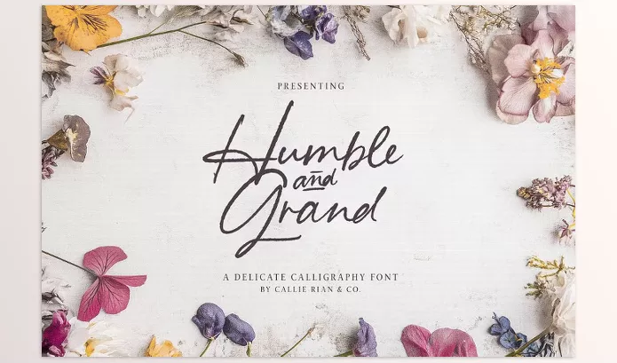 Creative Market – Humble and Grand Handwritten Script Download 287020828