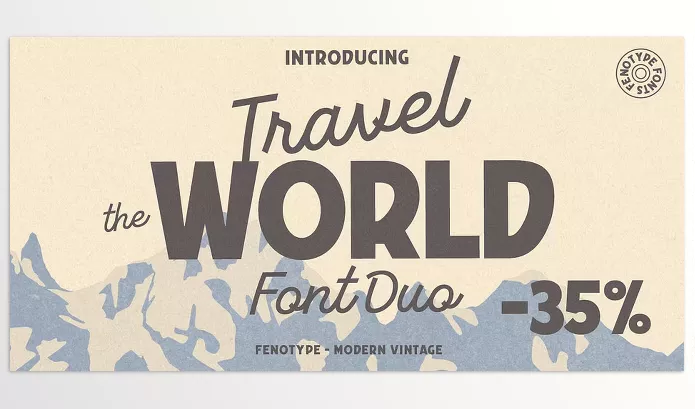 FONTSPRING – Travel The World Font Family Download