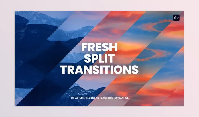 Videohive – Split Transitions For After Effects Download 57426302