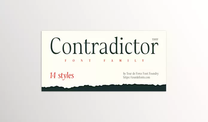 MyFonts – Contradictor Font Family Download