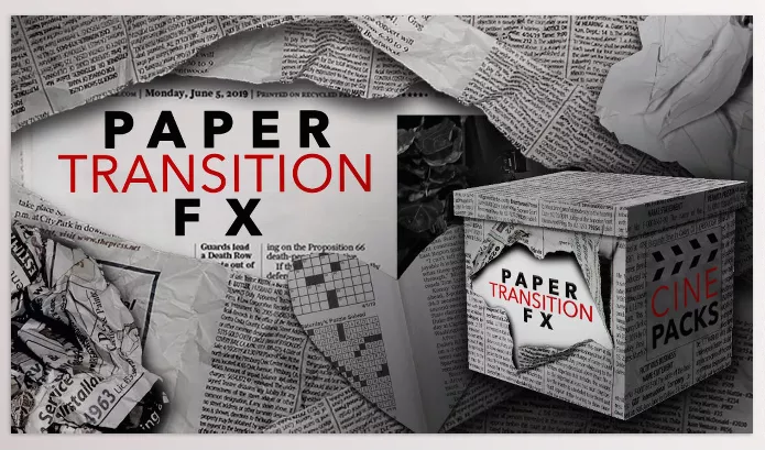 CinePacks – Paper Transition FX Download