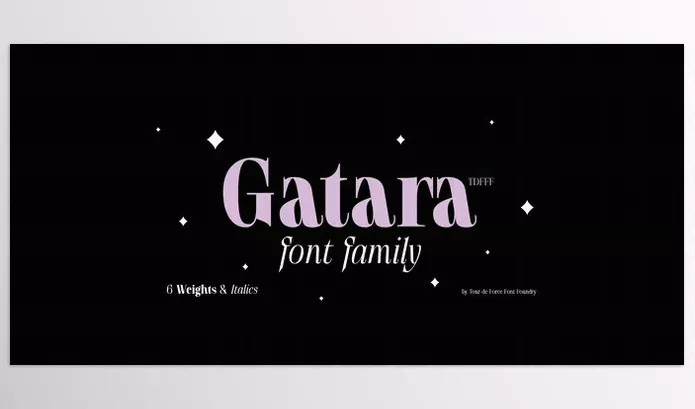 MyFonts – Gatara Font Family Download