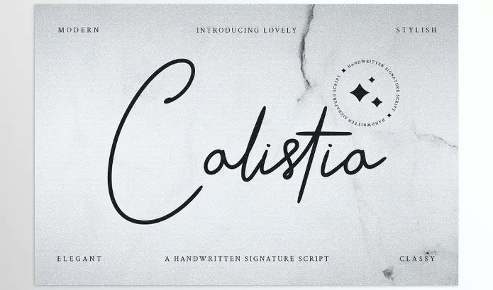Creative Market – Calistia Signature Font Download 290949861