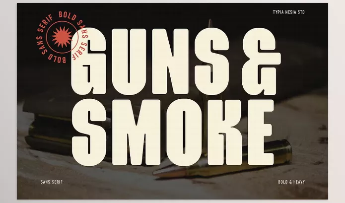 Creative Market – Guns and Smoke Bold Condensed Sans Download 291013275