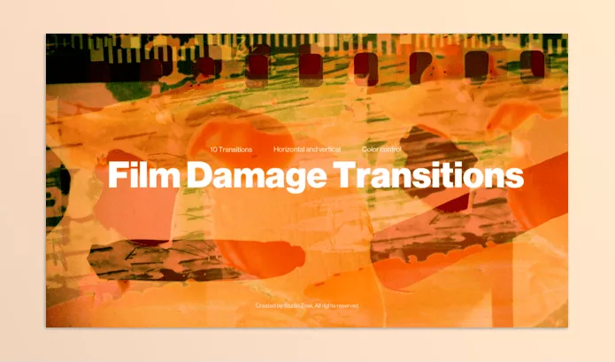 Videohive – Film Damage Transitions Download 57131663