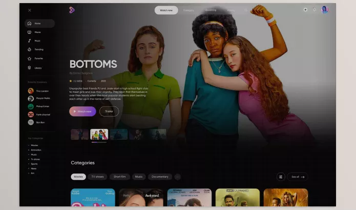 Pixflow – Video Streaming Web UI Kit Download