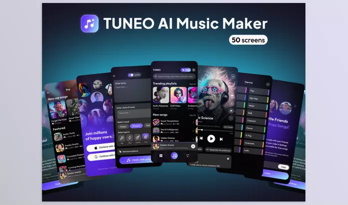 UI8 – Tuneo AI Music Maker Download