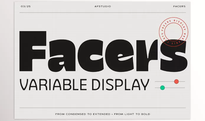 Creative Market – Facers Font Family Download 291444015