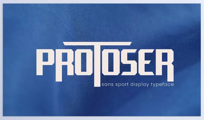 Creative Market – Protoser Sports Font Download 291441037