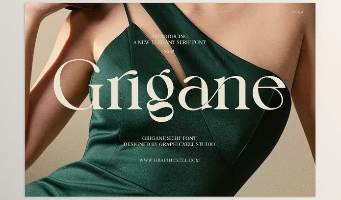Creative Market – Grigane Elegant Serif Font Download 291443379