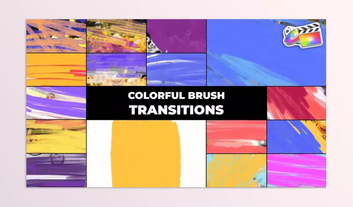 Videohive – Colorful Brush Transitions FCPX Download 58087971