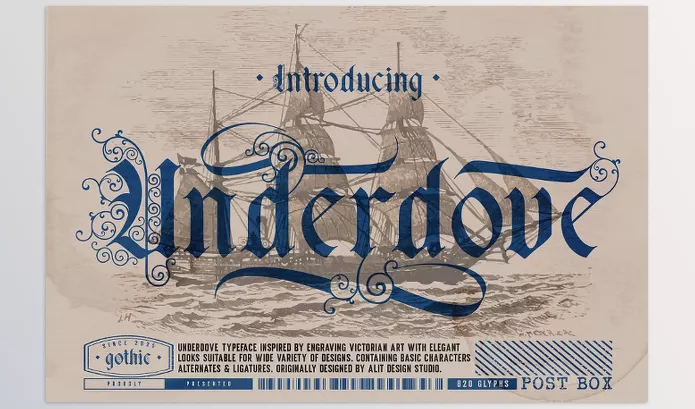 Creative Market – Underdove Typeface Download 291430634