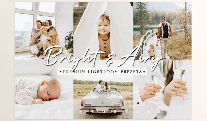 Cityturtles – BRIGHT and AIRY Clean Natural Portrait Lightroom Presets Download