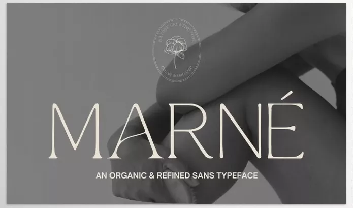 Creative Market – MARNÉ Modern Organic Sans Serif Download 291476437