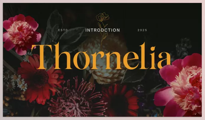 Creative Market – Thornelia Modern Gothic Serif Font Download 291491278