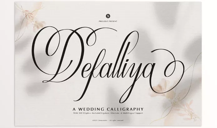 Creative Market – Defalliya Wedding Calligraphy Download 291499827