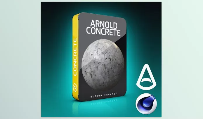 Motion Squared – Arnold Concrete Materials for Cinema 4D Download