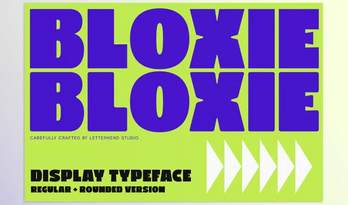 Creative Market – Bloxie Bold Display Font Download 291510637