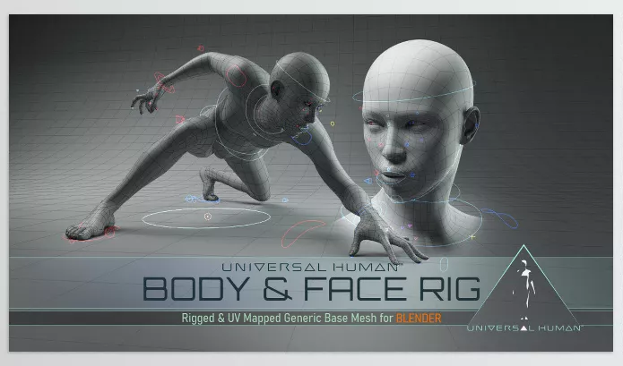 Gumroad – Universal Human Body and Face Rig Download v3.0.2