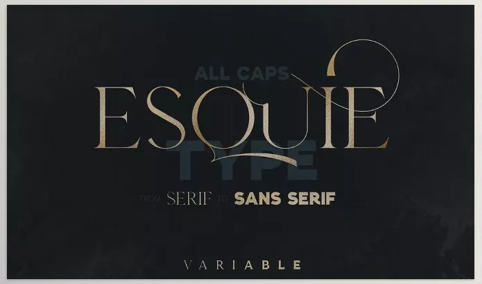 Creative Market – Esquie from serif to sans typeface Download 291481335