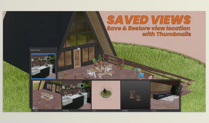 Blender – Saved Views Download v3.0.0