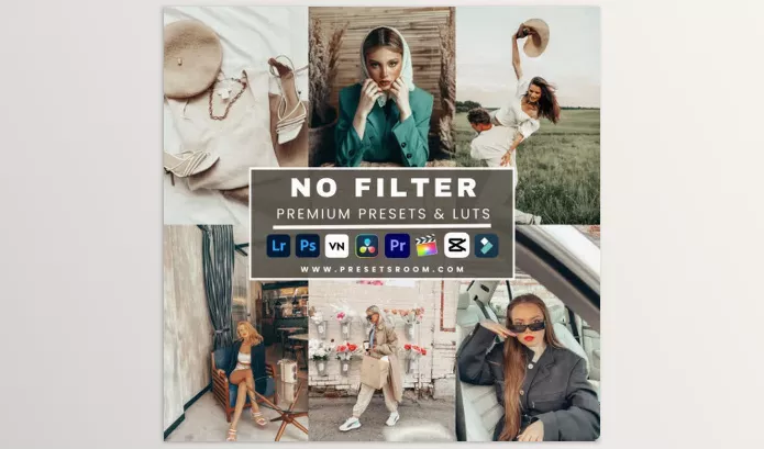 Presetsroom – No Filter lightroom presets and luts collection Download