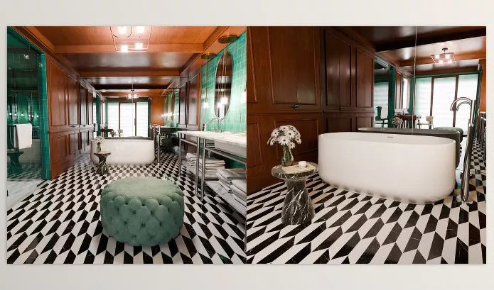 Blender – Luxury Vintage Hotel Bathroom Download