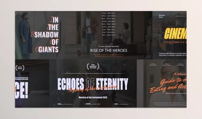 Videohive – Filmic Cinematic Title Slides Download 58309884