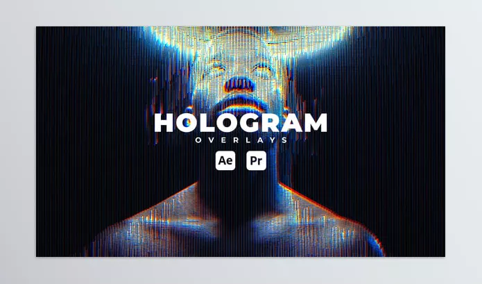 Videohive – Hologram Overlays Download 58403352