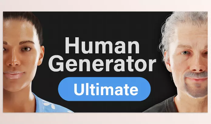 Blender – Human Generator Ultimate Download v4.0.27 + Assets